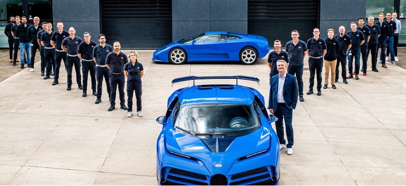Компания Bugatti презентовала первый клиентский…