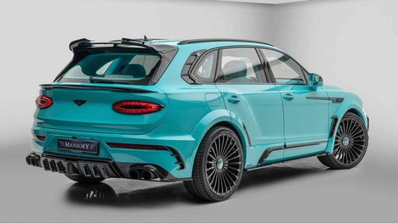 Тюнингованный Bentley оснащен двигателем W12…