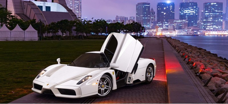 Единственный в мире белый FERRARI ENZO вышел на…