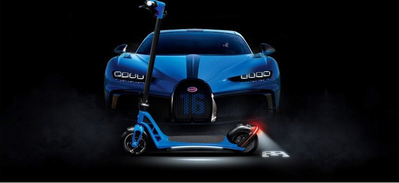 Электрический самокат BUGATTI с шинами Run Flat…