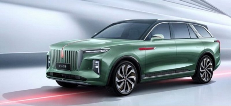 Китайский электрокроссовер HONGQI E-HS9 стал…