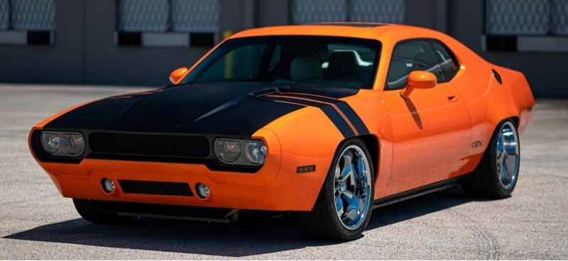 Dodge Challenger 2010 года превратили в винтажный…