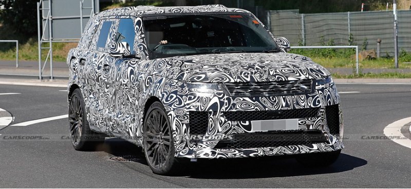 Range Rover Sport SVR демонстрирует злобный кузов…