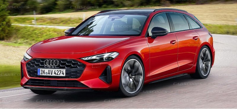 AUDI A4 Avant 2024 года точно воссоздан на основе…