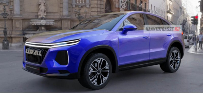 Новый УРАЛ-4320 в кузове кроссоверообразного купе…