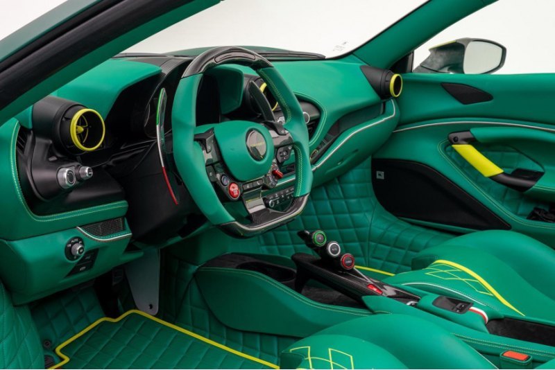 Что касается задней части Mansory F8XX Spider,…