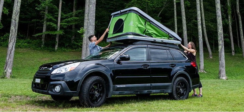 Палатка SylvanSport Loft на крыше превращает…