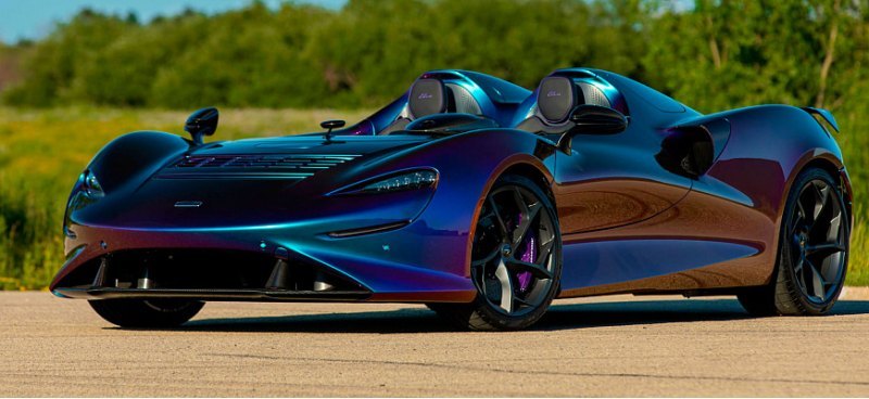 Меняющий цвет McLaren Elva может быть продан на…