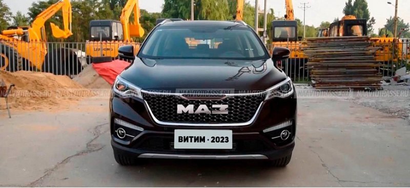 Новый кроссовер МАЗ ВИТИМ 2022 года показан на…