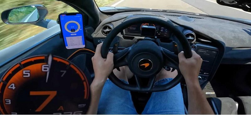 Смотрите, как McLaren 765LT разгоняется до 321,8…