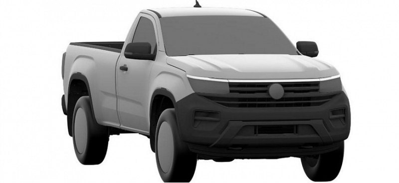 Базовый Volkswagen Amarok с одинарной кабиной…