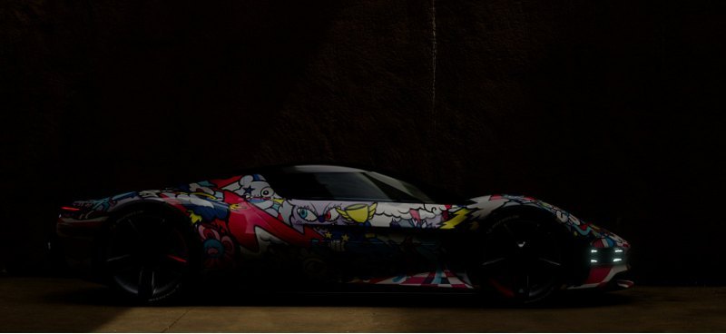 Концепт Porsche Vision GT получит новую окраску,…