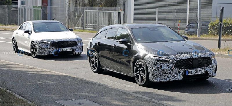 Появились фото обновленных Mercedes CLA и CLA…