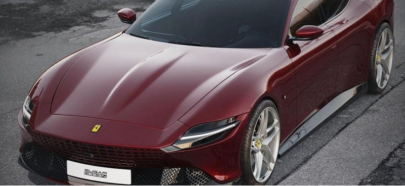 В Сети представлен рендер на Ferrari Roma в…