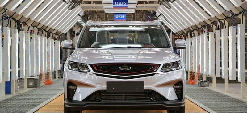 Завод по сборке иномарок Geely в Белоруссии…