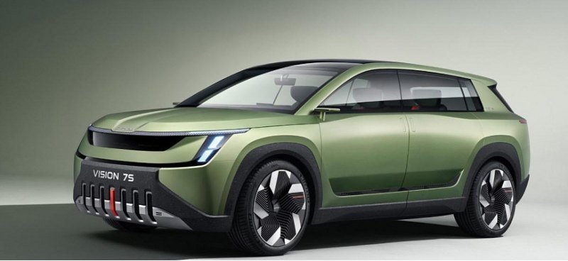 Компания SKODA показала концепт электрического…