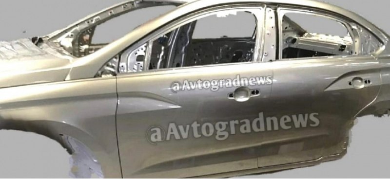 Кузов новой автомашины LADA B-класса показан на…