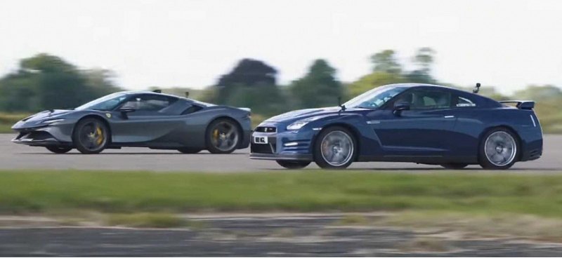 В этом видео, гибридный Ferrari SF90 пытается…
