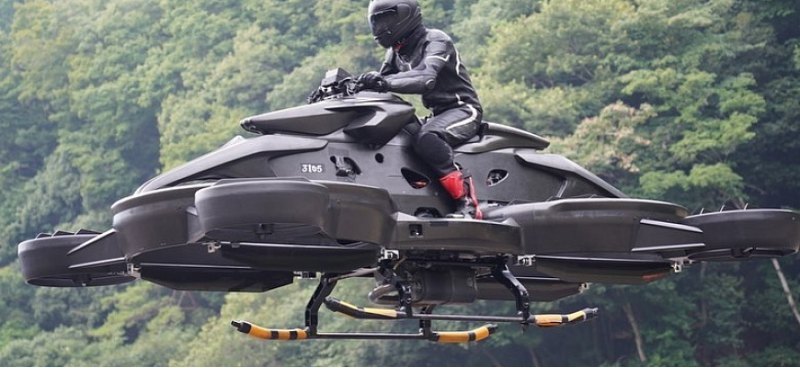 В Детройте дебютировал летающий байк AERWINS…