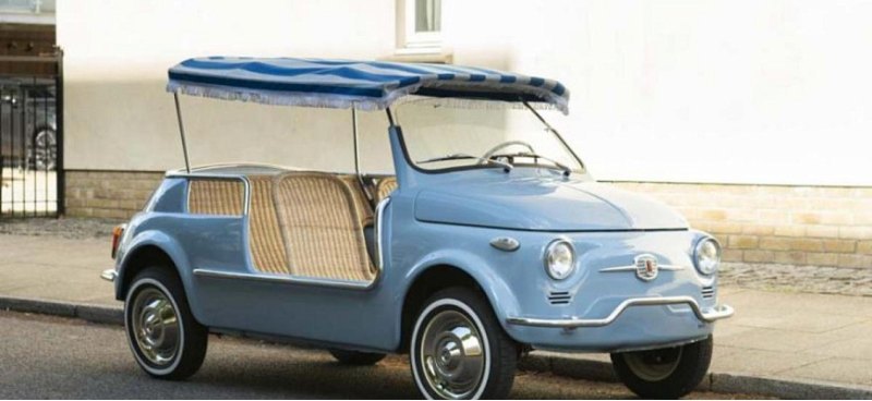 Классический Fiat 500 Jolly 1972 года выпуска…