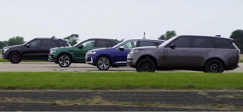 Гонка роскошных кроссоверов - Range Rover V8, GLE…