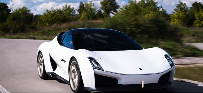 Прототип электрического спорткара Apollo G2J…
