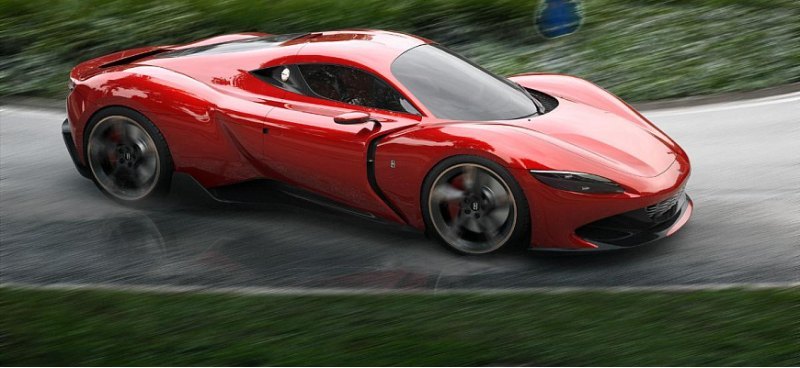Итальянский суперкар Milano Vision GT с…
