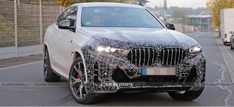 BMW X6 2023 года на шпионских фотографиях…