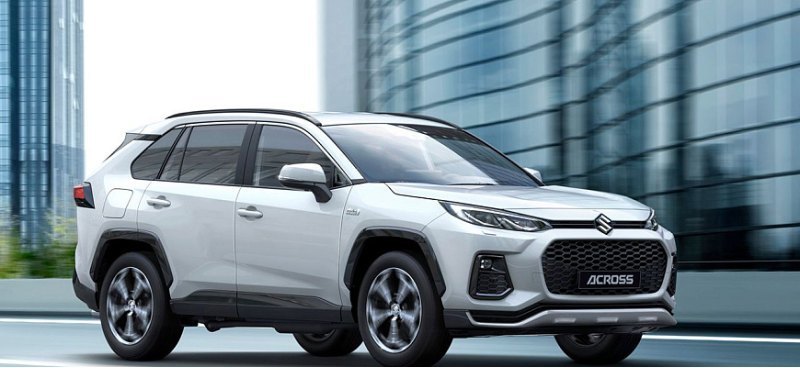 Гибридный кроссовер Suzuki Across 2023 года…