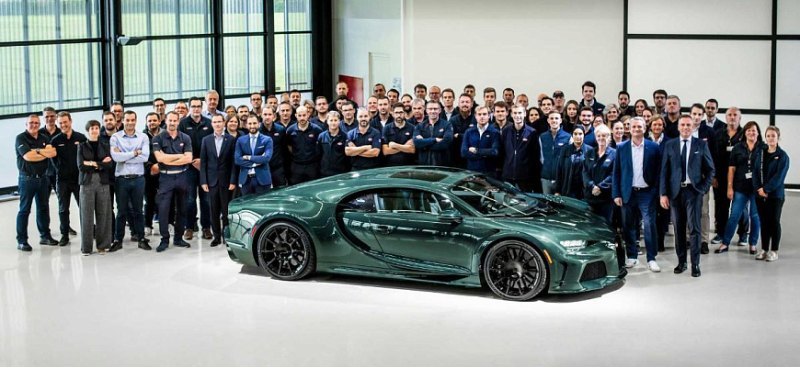 Компания Bugatti отчиталась о сборке 400-го…