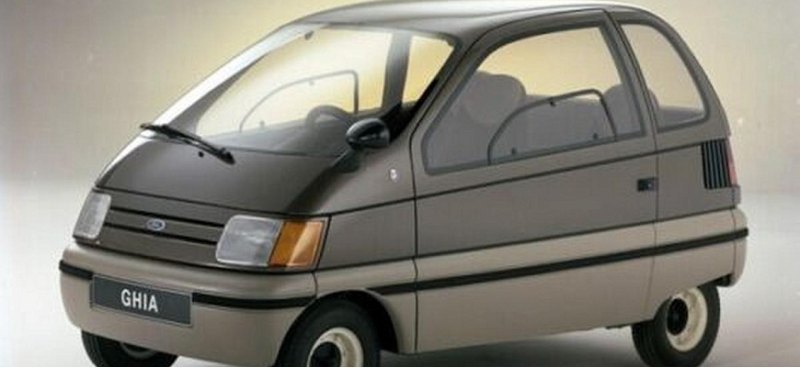Уникальный концепт микрокара Ford Ghia Trio 1983…