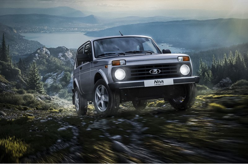 Вторая строчка достается внедорожнику LADA Niva…
