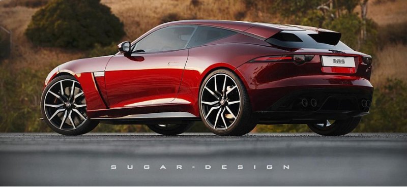 На первых рендерах представлен новый Jaguar…