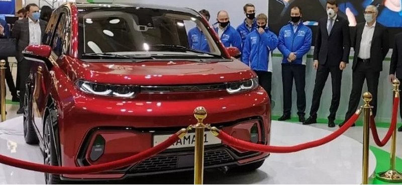 Прототип электрического российского автомобиля…