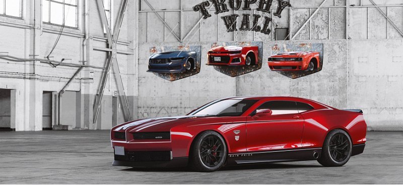 Дизайнер представил современный Pontiac GTO на…