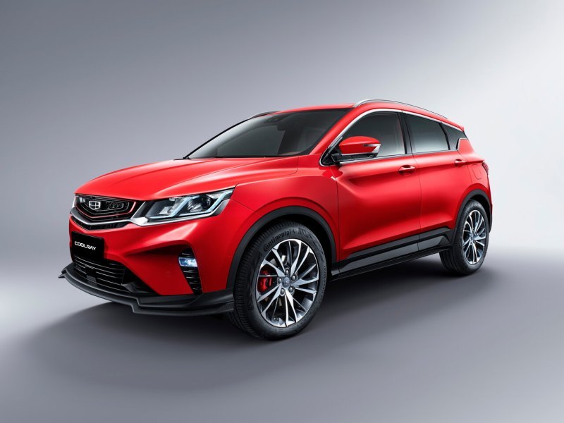 Завершает наш обзор китайский кроссовер Geely…