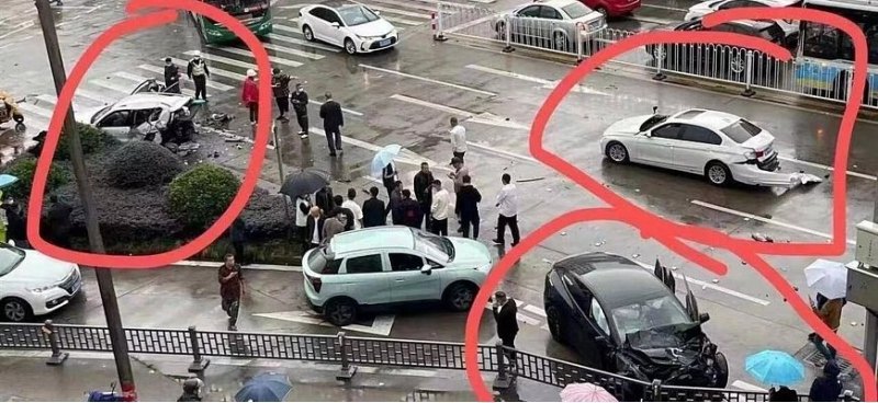 Еще один электрокар Tesla Model Y врезался в две…