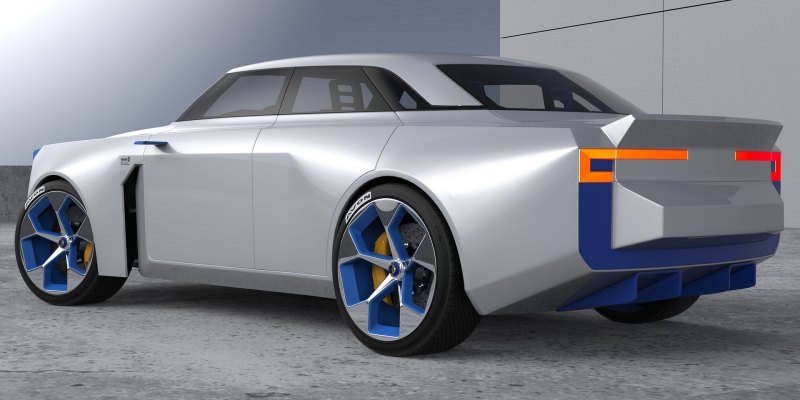 Боковой профиль Polestar также довольно…