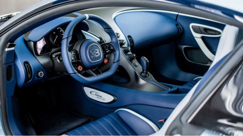 Bugatti покрасил единственный в своем роде…