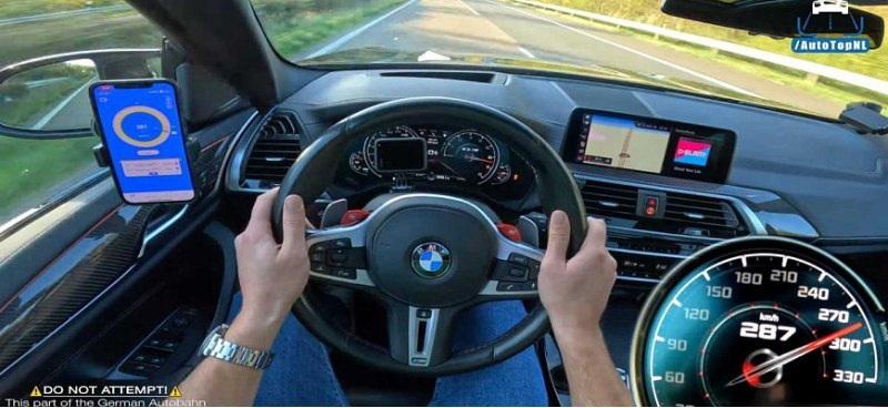 Смотрите, как 660-сильная BMW X3 M быстро едет по…