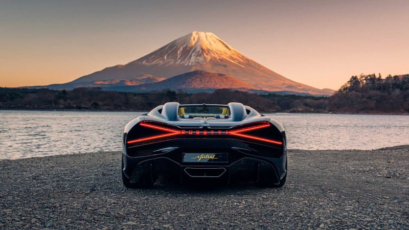Bugatti Mistral прибыл в Токио, Япония, в рамках…