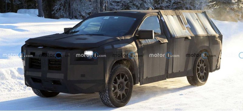На тестах был замечен прототип пикапа Ram 1200