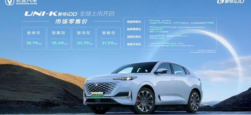 В КНР представлен Changan UNI-K Smart Electric…