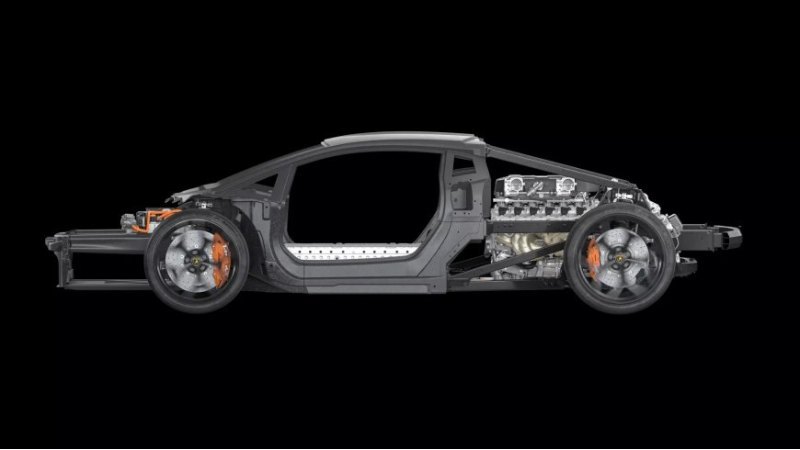 Lamborghini называет эту удлиненную карбоновую…