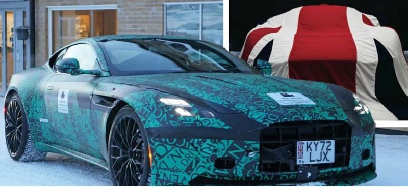 Aston Martin DB12 представлен на шпионских фото…