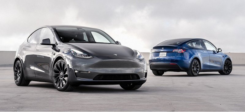 Электрический кроссовер Tesla Model Y в феврале…