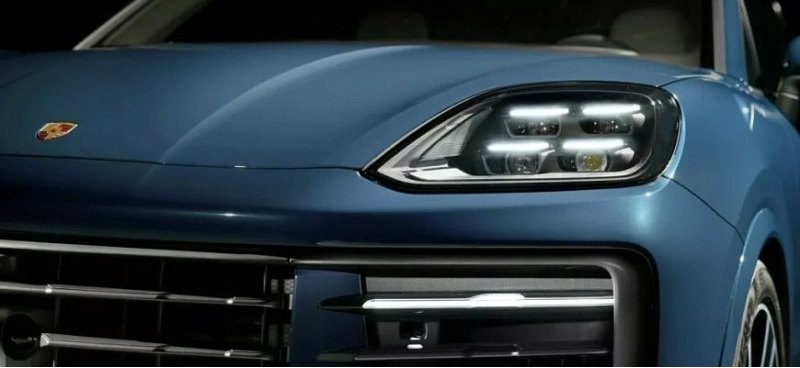 Компания Porsche показала лицо Porsche Cayenne…