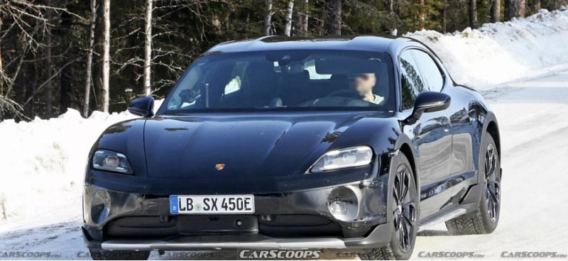 Прототипы обновлённых Porsche Taycan и Taycan…