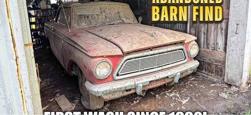 Чрезвычайно редкий AMC Rambler был впервые вымыт…