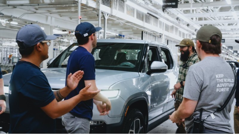 Rivian ранее заявлял, что силовой агрегат с двумя…